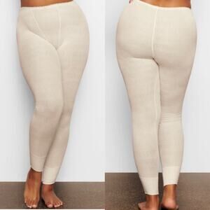Skims Lace Pointelle Leggings | Bone NWT